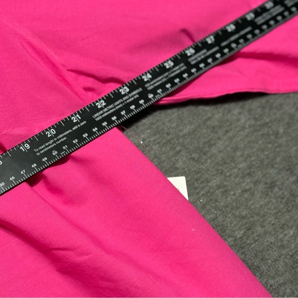 Women’s Catherines Pink Cotton Blouse 2XL Button Front Eyelet Hemline 3/4 Sleeve - Picture 9 of 11